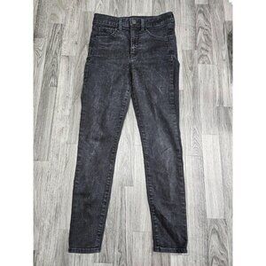 GAP Universal Jegging High Rise Jeans Womens 28 / 6 Regular Washed Black Stretch